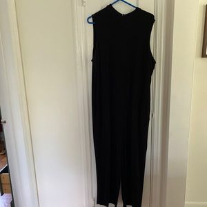 Eileen Fisher black mock neck jumpsuit
